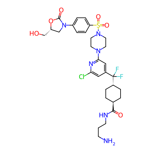 Chemical structure of BindingDB Monomer ID 707687
