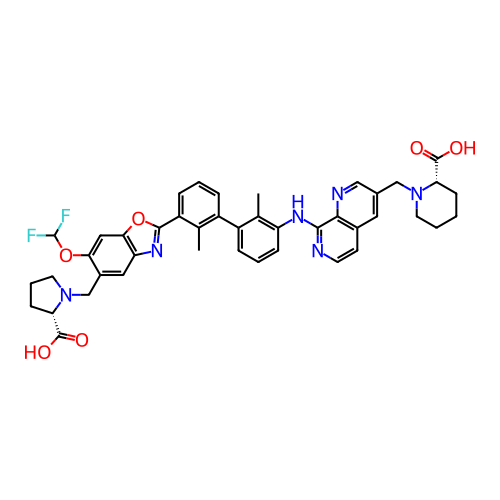 Chemical structure of BindingDB Monomer ID 711317