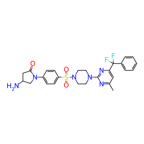 Chemical structure of BindingDB Monomer ID 712156