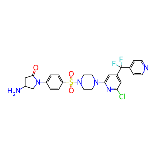 Chemical structure of BindingDB Monomer ID 712166