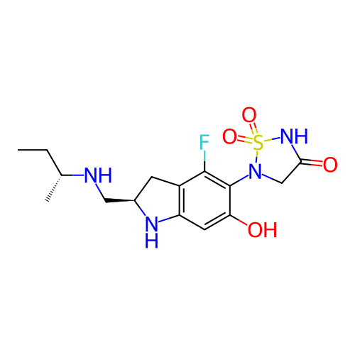 Chemical structure of BindingDB Monomer ID 712889