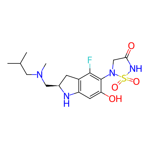 Chemical structure of BindingDB Monomer ID 712895