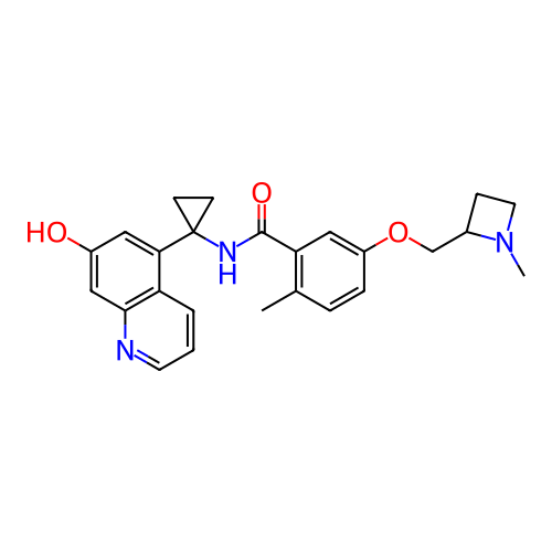 Chemical structure of BindingDB Monomer ID 714447