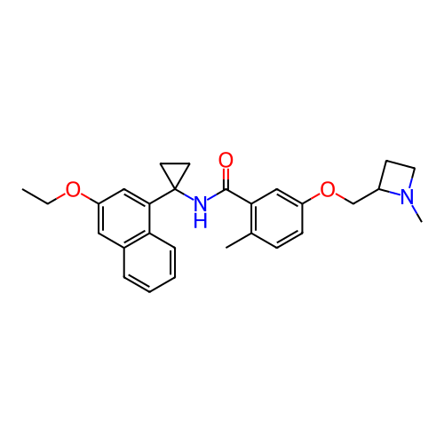 Chemical structure of BindingDB Monomer ID 714458