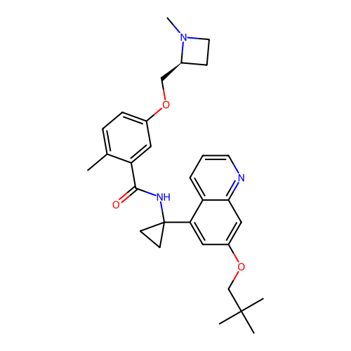 Chemical structure of BindingDB Monomer ID 714460