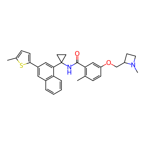 Chemical structure of BindingDB Monomer ID 714461
