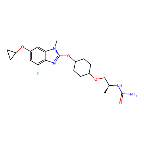 Chemical structure of BindingDB Monomer ID 717801