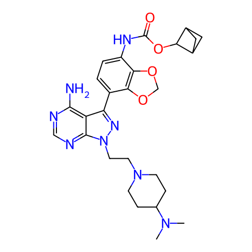 Chemical structure of BindingDB Monomer ID 718836