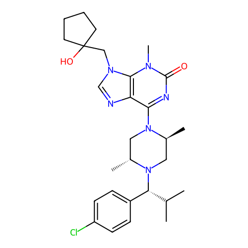 Chemical structure of BindingDB Monomer ID 724526