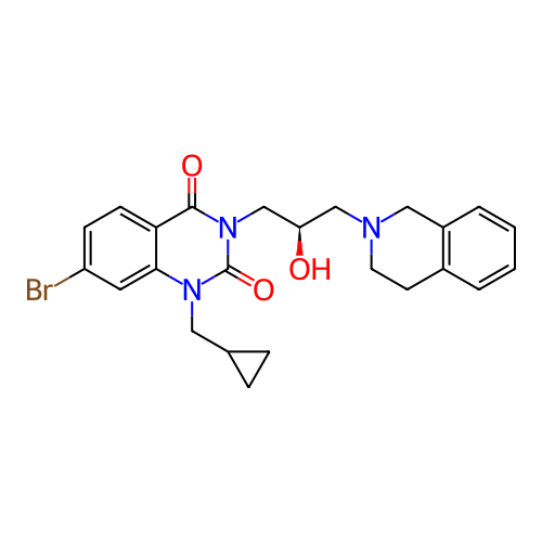 Chemical structure of BindingDB Monomer ID 726596