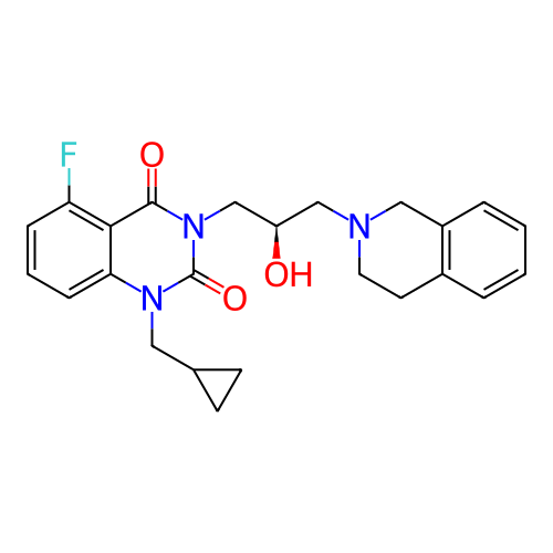 Chemical structure of BindingDB Monomer ID 726605