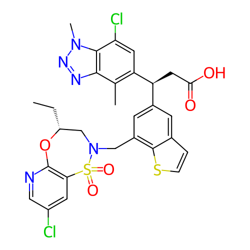 Chemical structure of BindingDB Monomer ID 728843