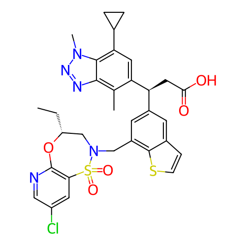 Chemical structure of BindingDB Monomer ID 728854