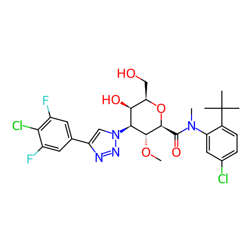 Chemical structure of BindingDB Monomer ID 731617