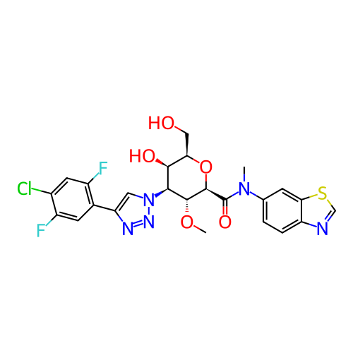 Chemical structure of BindingDB Monomer ID 731625