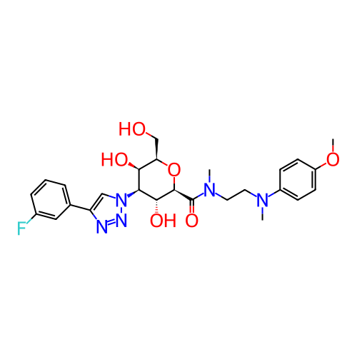 Chemical structure of BindingDB Monomer ID 731641