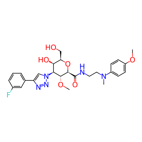 Chemical structure of BindingDB Monomer ID 731649