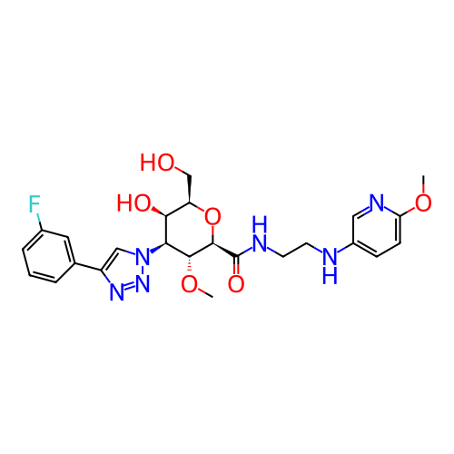 Chemical structure of BindingDB Monomer ID 731651