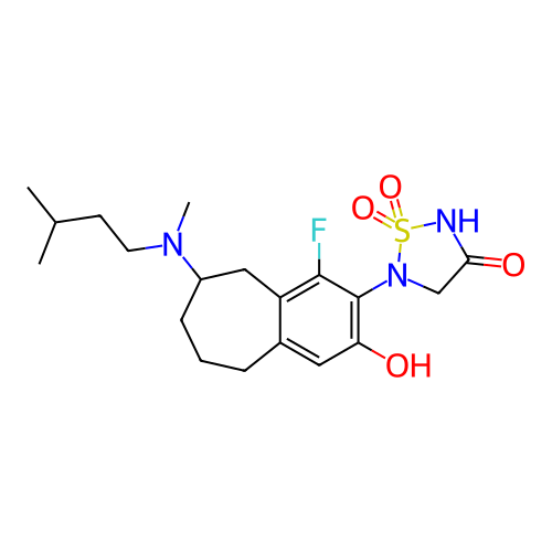 Chemical structure of BindingDB Monomer ID 734320