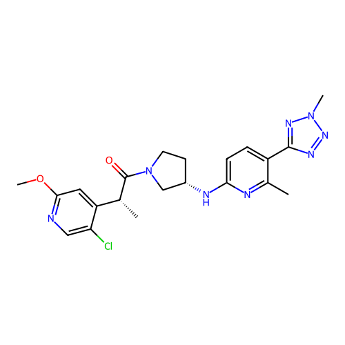 Chemical structure of BindingDB Monomer ID 734329