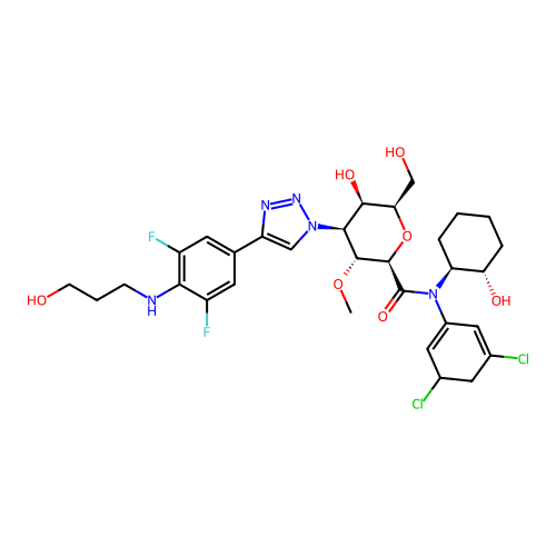 Chemical structure of BindingDB Monomer ID 737762