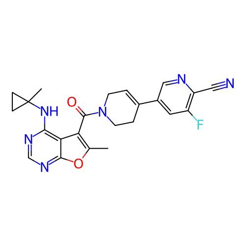Chemical structure of BindingDB Monomer ID 738806