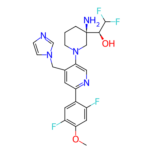 Chemical structure of BindingDB Monomer ID 743419