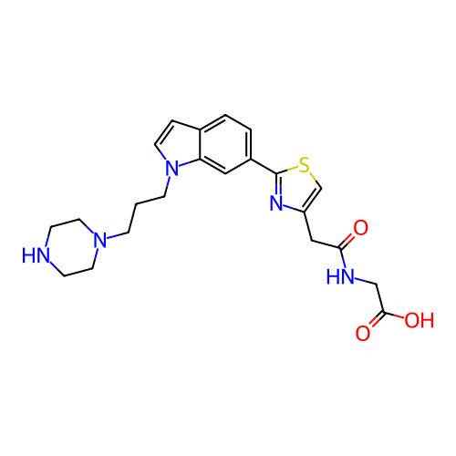 Chemical structure of BindingDB Monomer ID 743574
