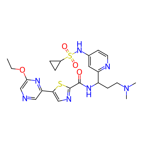 Chemical structure of BindingDB Monomer ID 750077
