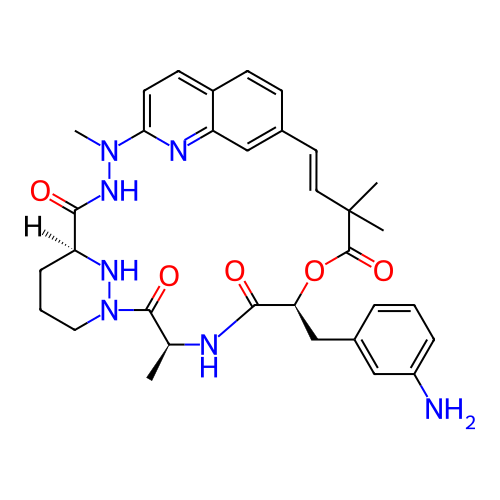 Chemical structure of BindingDB Monomer ID 761605