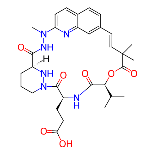 Chemical structure of BindingDB Monomer ID 761617
