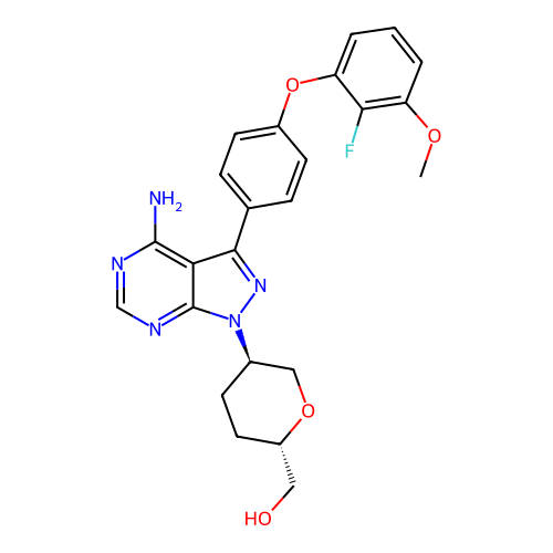 Chemical structure of BindingDB Monomer ID 764318