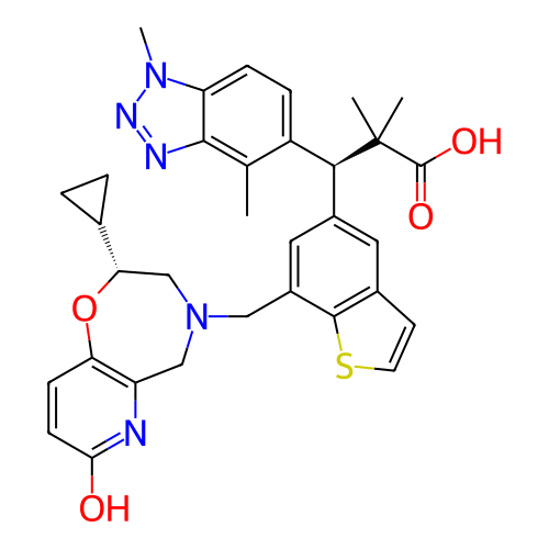 Chemical structure of BindingDB Monomer ID 773623