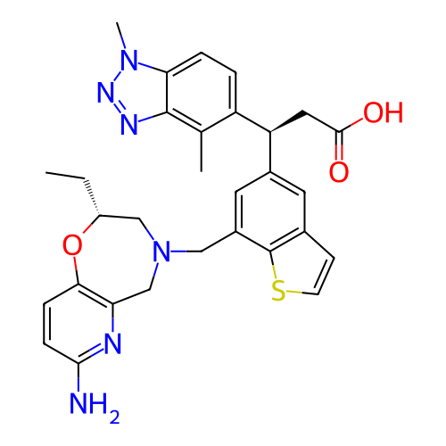 Chemical structure of BindingDB Monomer ID 773665