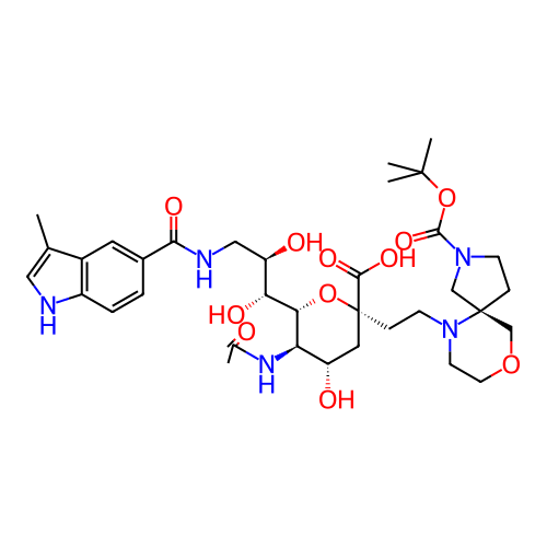 Chemical structure of BindingDB Monomer ID 778254