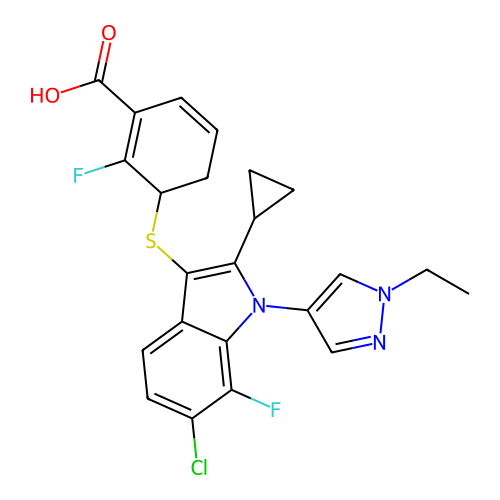 Chemical structure of BindingDB Monomer ID 783795